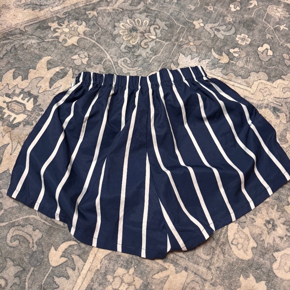 Chic Nation Pants - Gorgeous blue striped cute shorts for women ladies resort vacation